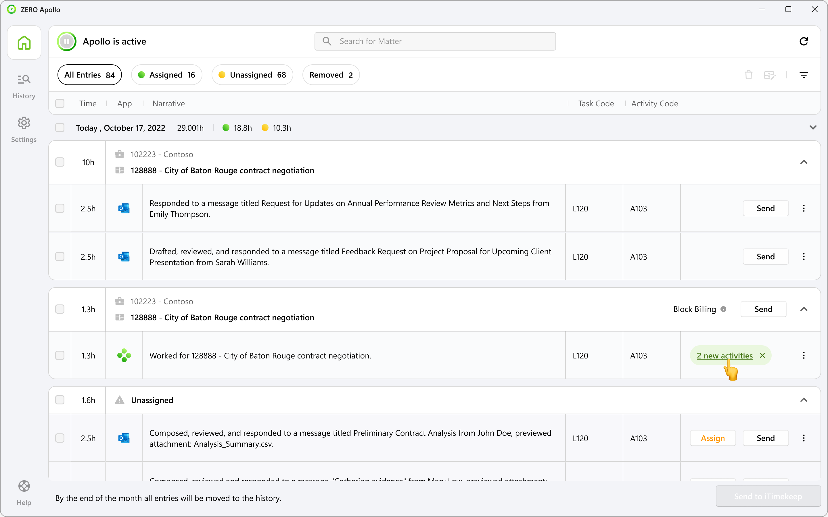 Figure 29_ Selecting to View New Activities in the Block Billing Entry.png